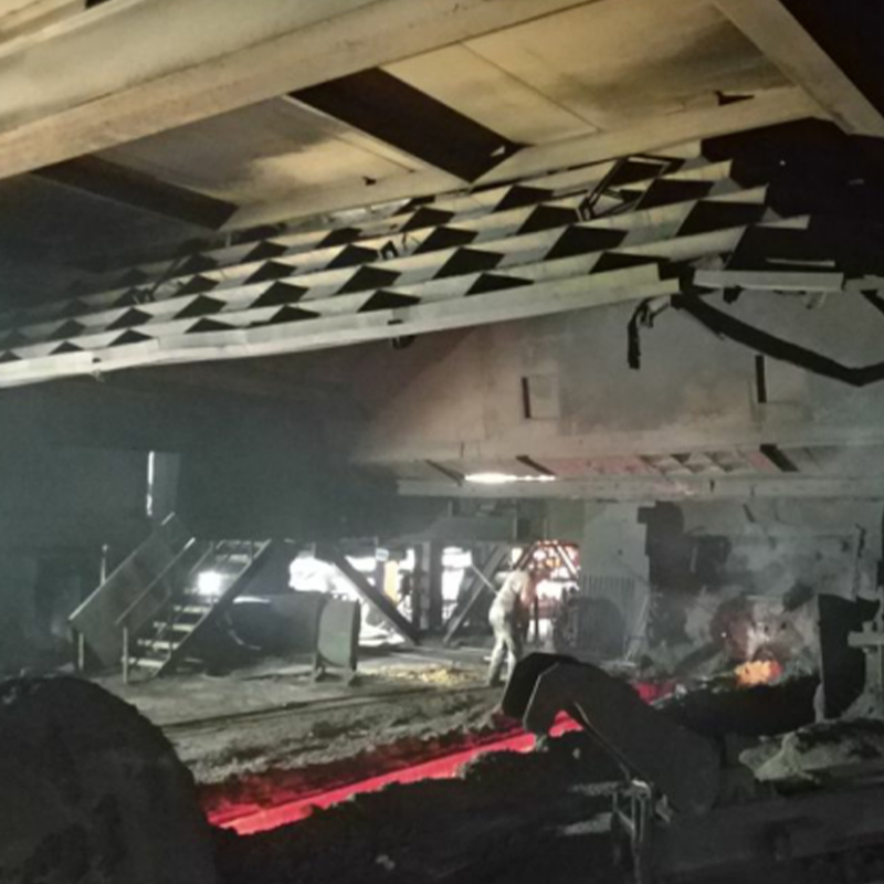 Hood pro zachycení odpichového otvoru vysoké pece