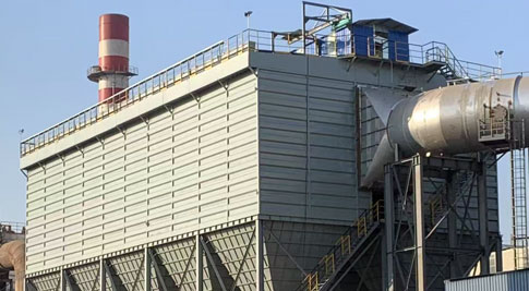 Sekundární odstraňování prachu z konvertoru na výrobu oceli v Jiyuan Iron and Steel, Henan